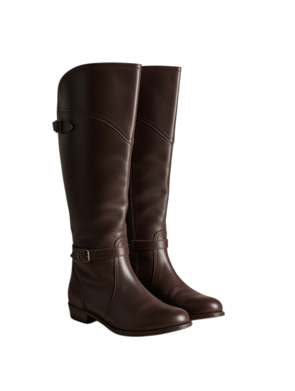 Frye Dorado Dark Brown Tall Leather Riding Boots Size 6‎ NEW